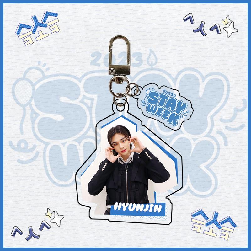 Stray Kids STAY Week Theme Acrylic Keychain Bang Chan Lee Know Changbin Hyunjin Han Felix Seungmin IN Kpop Fan Merchandise Bag Charm