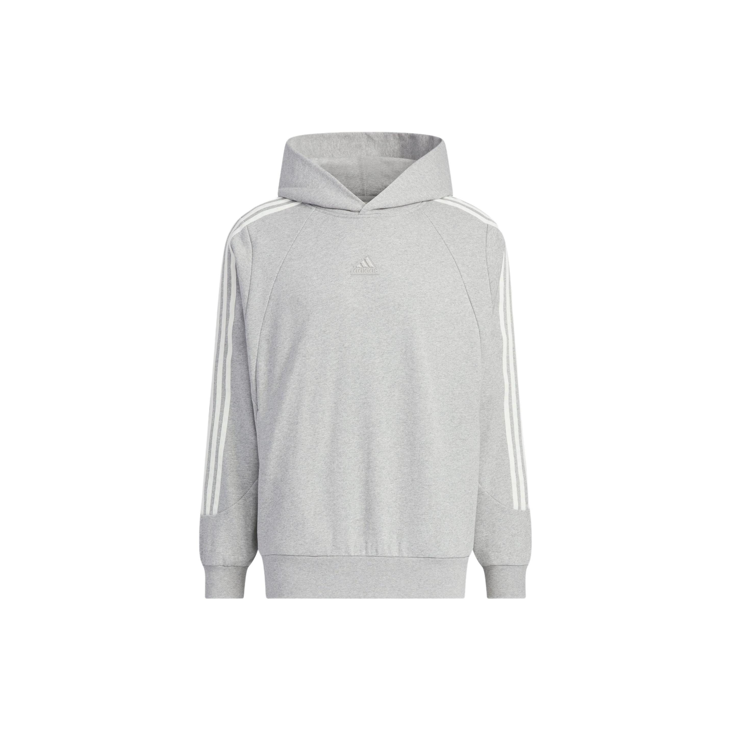 

Adidas FW24 Warm Series Logo Print Sports Loose Casual Hoodie Unisex Medium-Gray JI6636 XL