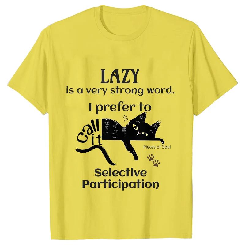 Black Cat I Was Told To Check My Cattitude T Shirt for Men Women Tops Funny T Shirt Short Sleeve Tees Summer Brand Tee Shirt