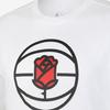 Nike T Shirts Men's White Crew Neck Moderate Straight Fit CJ5666-100