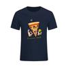 Crew Neck Teenage Clothing Simple Style For Mens Illuminati Pizza T Shirts Crew Neck Sale