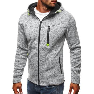 Herren Strickjacke Sport Sweatshirt Kapuzenjacke Freizeitjacke