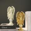 Greek Mythology Statue Angel Dancer Living Room Creative Ornament Bar Cabinet European Decor Sculpture Home Art Craft Gift