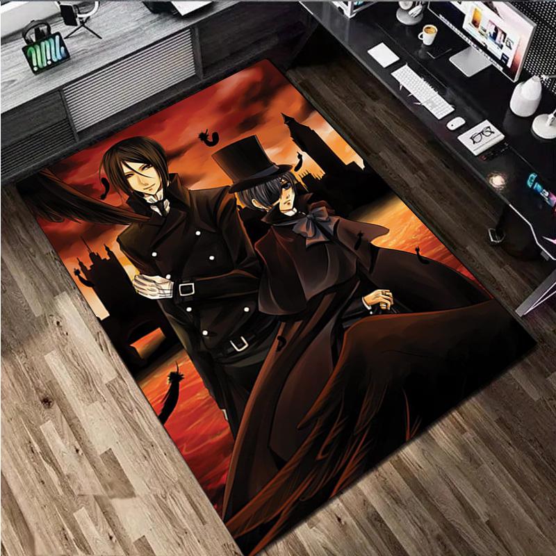 Black Butler Rug - Home carpet Office Decorative Carpet For Living Room Bedroom Door Mat Floor Rug Computer Chair Area Rug