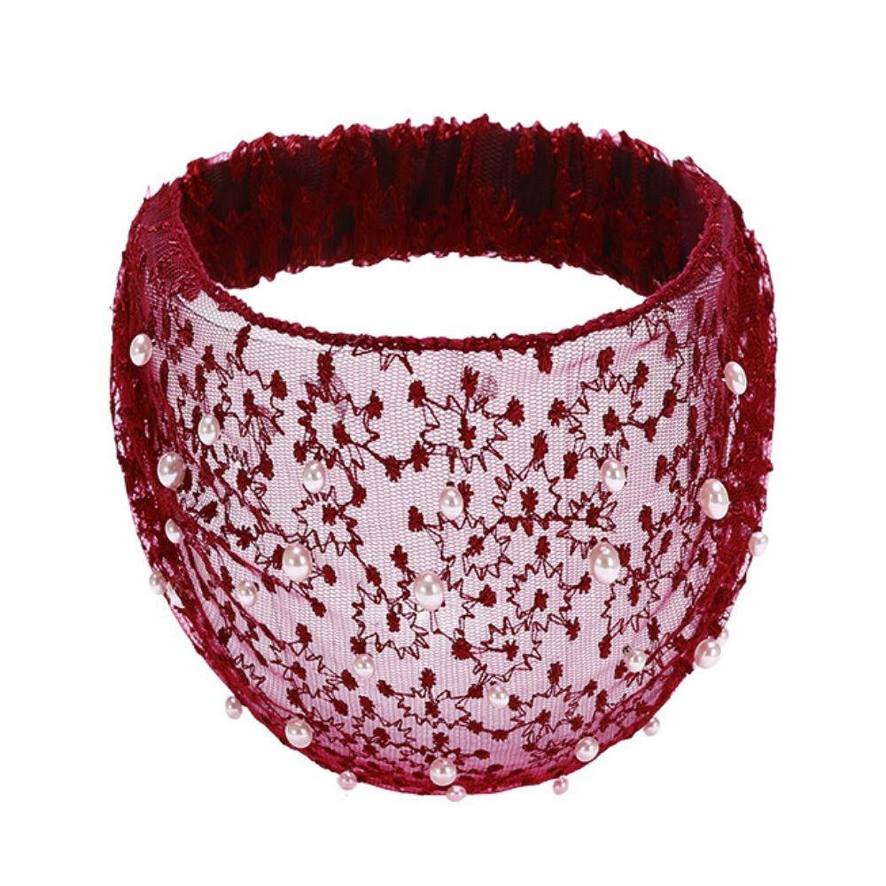 Wide Side Hair Hoop Lace Hairbands Portable Headband Girls