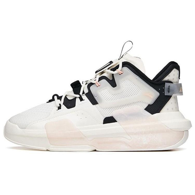 New Anta Dominant 3.0 Water Lily Anti Slip Wear Resistant Low Top Skateboard Shoes Women's White Pink 122138081-3