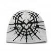 European and American Autumn and Winter Trend Cold Proof and Warm Cartoon Pattern Jacquard Knitted Hat