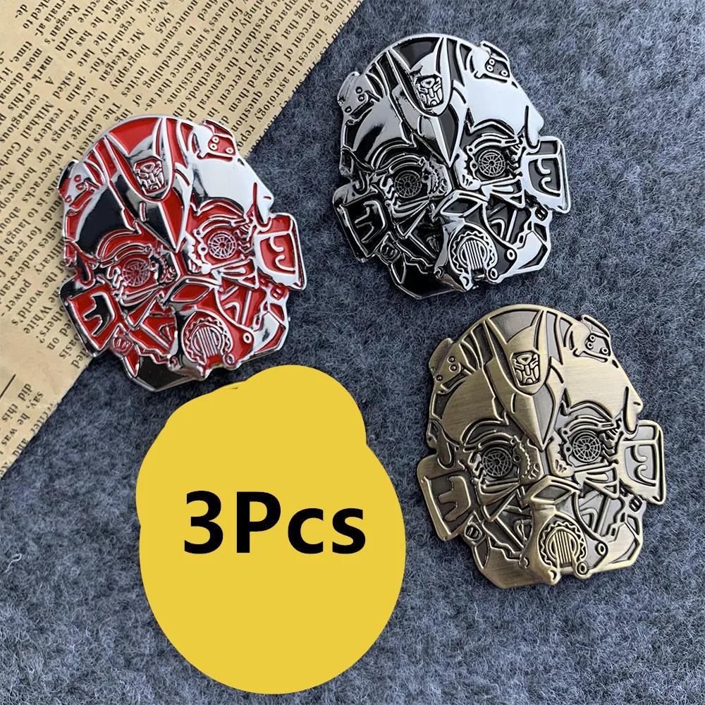 Car Styling 3D Nickel Sticker Autobot Transformers Zinc Alloy Sticker Auto Badge Emblem  for Mobile Phone Laptop Decoration