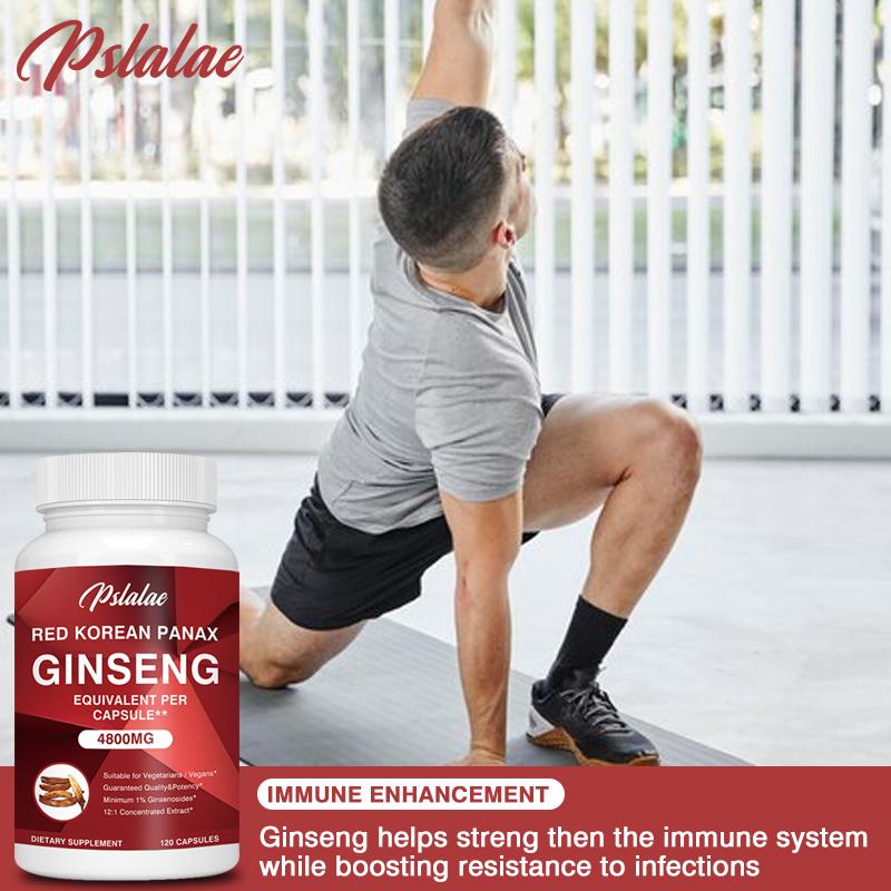 Pslalae 4800 mg di ginseng rosso - aumenta energia e resistenza