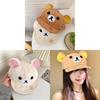 Cotton Cartoon Bear Unisex Baseball Cap With Embroidery For Summer Outdoor Activities