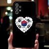 Funda de Teléfono con Bandera Nacional Coreana Para Samsung Galaxy S20 S21 S22 S30 S7 S10 S8 S9 S6 Pro Plus Edge Ultra Fe Funda Protectora Antigolpes