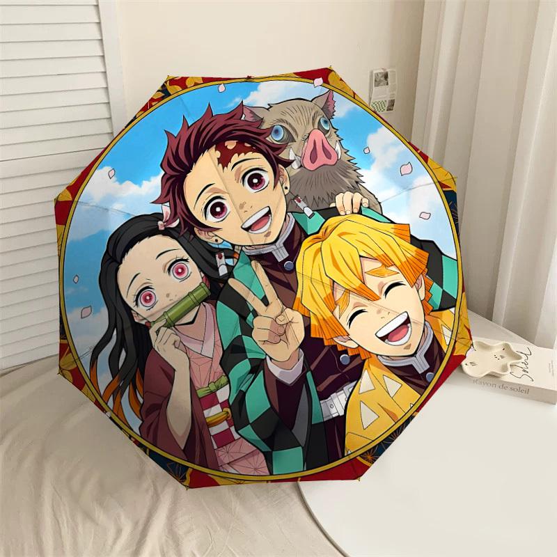 

1PC Anime Characters Umbrella-8-Rib Reinforced, Automatic Open, Lightweight & Durable, Cute Fashion Accessory for Outdoor-P2707
