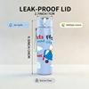 1PC Fly Paper Airplane Kid Pattern 750ml Color Plastic Sports Water Bottle Leakproof Flip Straw Lid Suitable for Sports Office Home Use