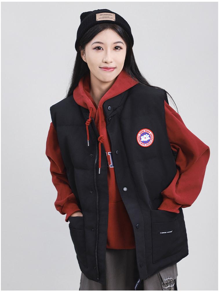 2025 Unisex Lockerer Schnitt Koreanischer Stil Herbst/Winter Daunen Arbeitsweste