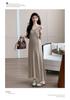 2026 Frühjahr/Sommer Koreanischer Stil Hochwertiges Gestricktes Umstandskleid mit Perlen