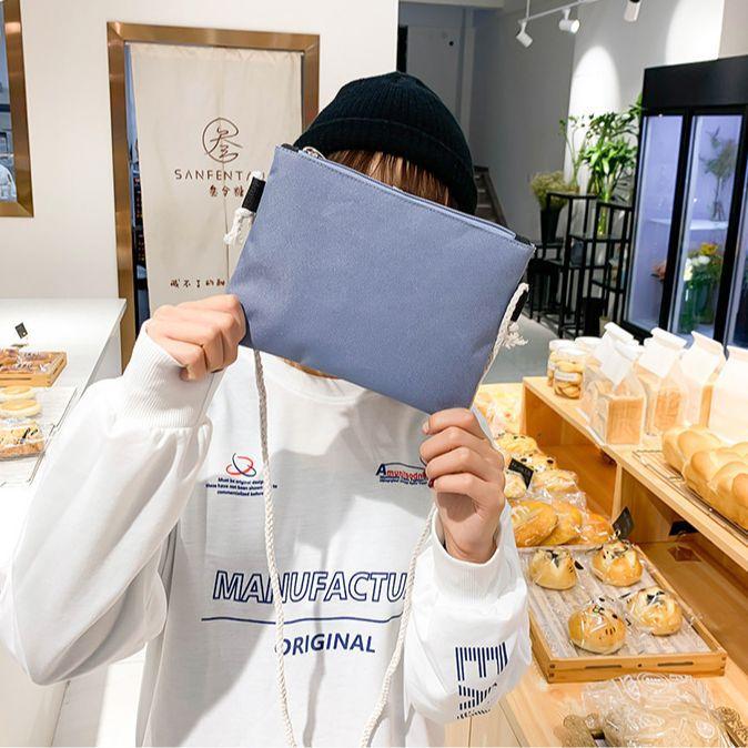 Canvas Student Backpack Fashion Harajuku Junior High School Campus School Bag Four-piece Backpack