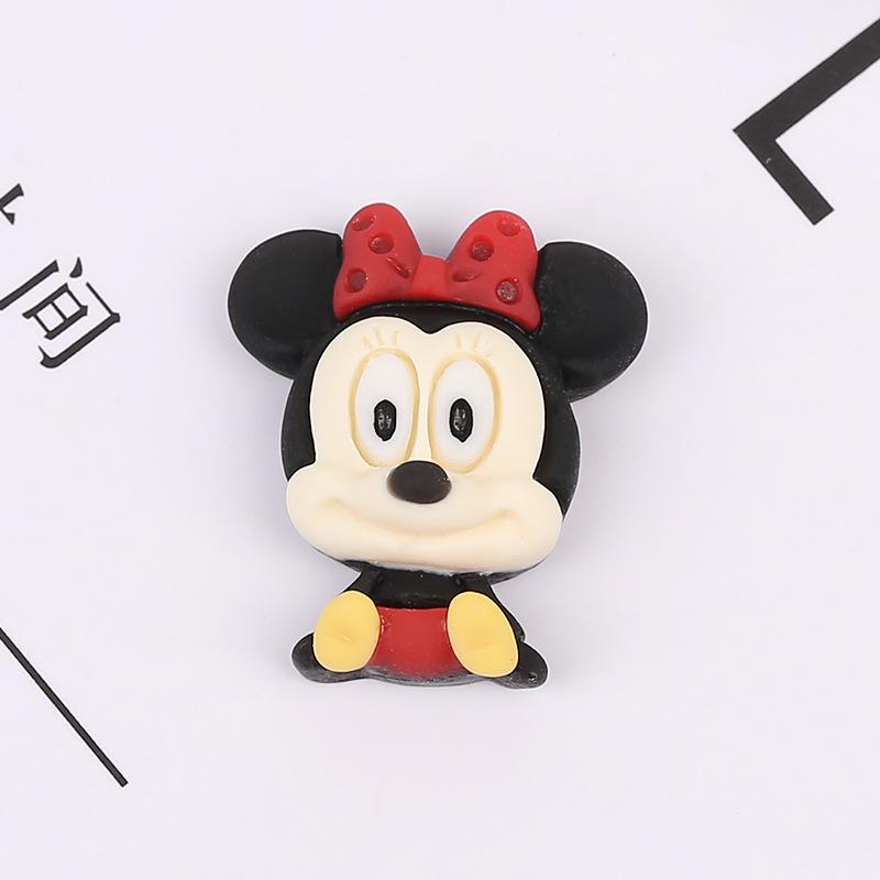Mickey Rabbit Cartoon Resin DIY Ornaments: Hair Clips, Phone Cases, Water Bottles, Crocs Decorations