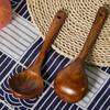1Pc Long Wooden Spoons Natural Wood Cooking Spoons For Soup Cooking Mixing Honey Spoon Korean Style Home Kitchen Tableware
