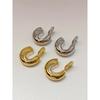 Minimalist Metal Ear Cuff Hoop Earrings - Retro Design, No Piercing Needed