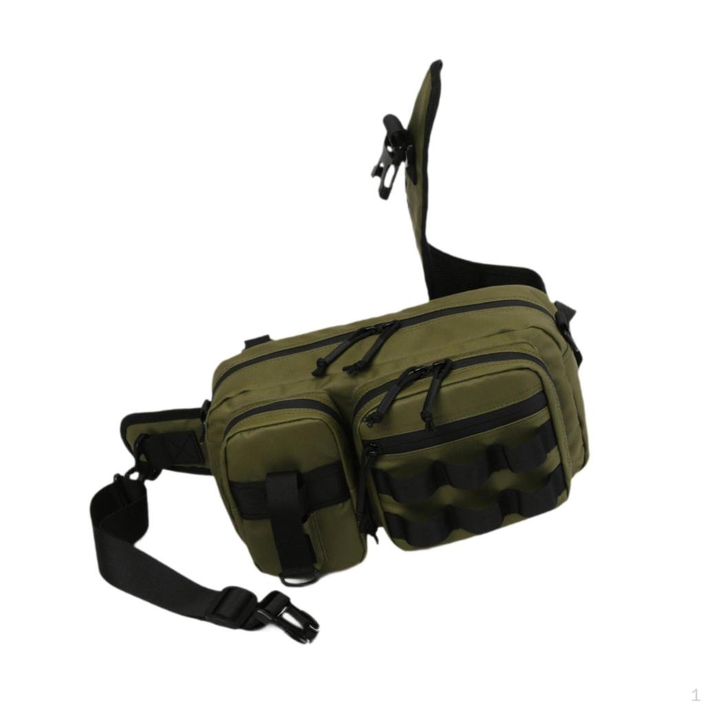 Fishing Tackle Bag Chest Pack Carry Case Storage Lure Gears for