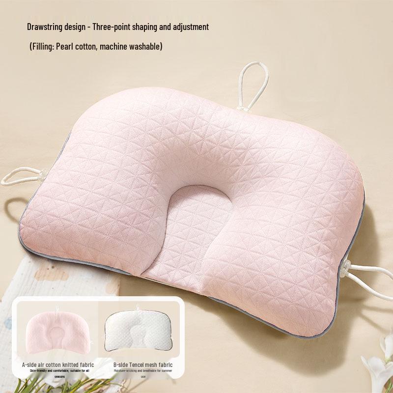 Baby Head Shaping Pillow for 0-6 Months - Anti-Startle and Supportive