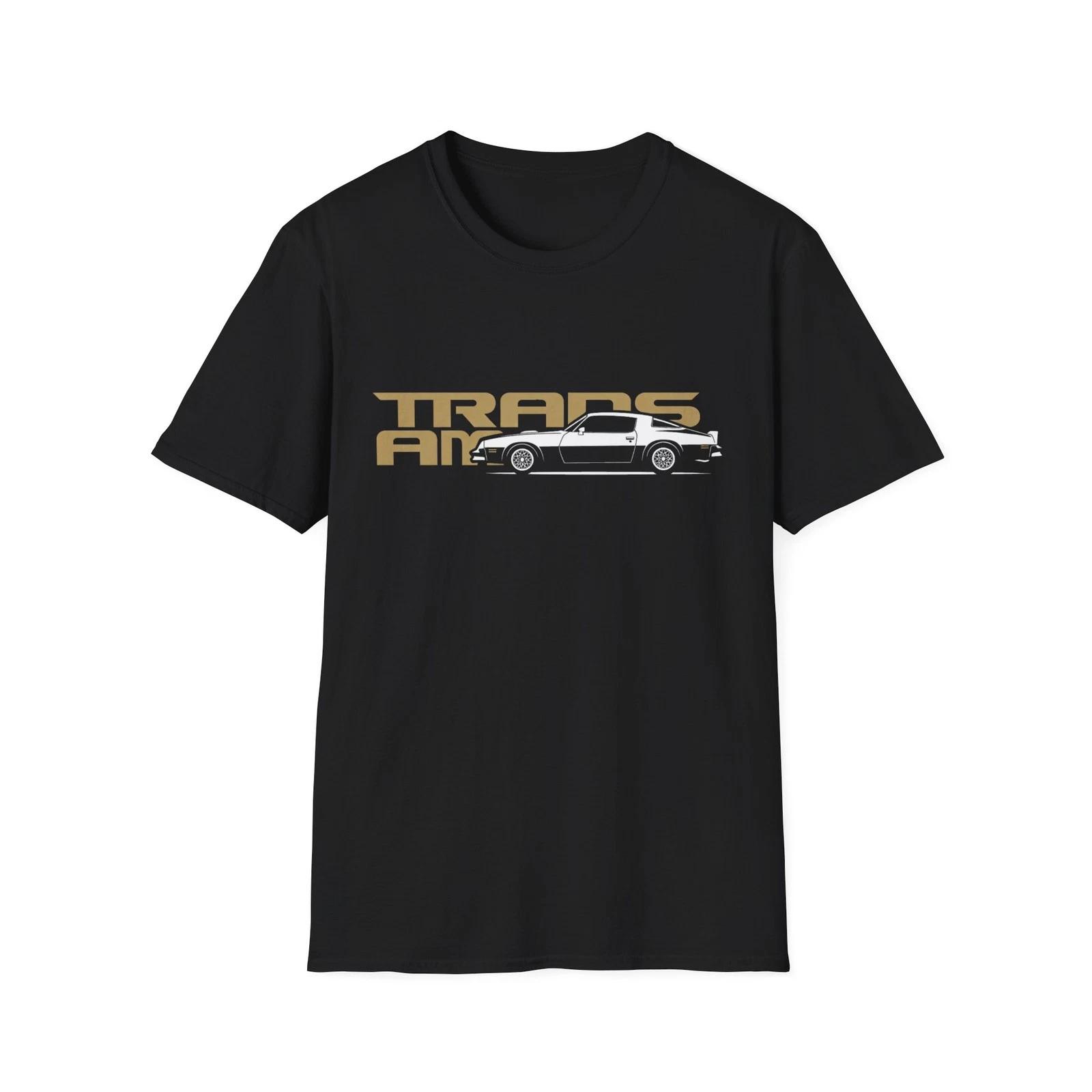 1977 Trans Am Classic Muscle Car Silhouette Graphic T-Shirt M