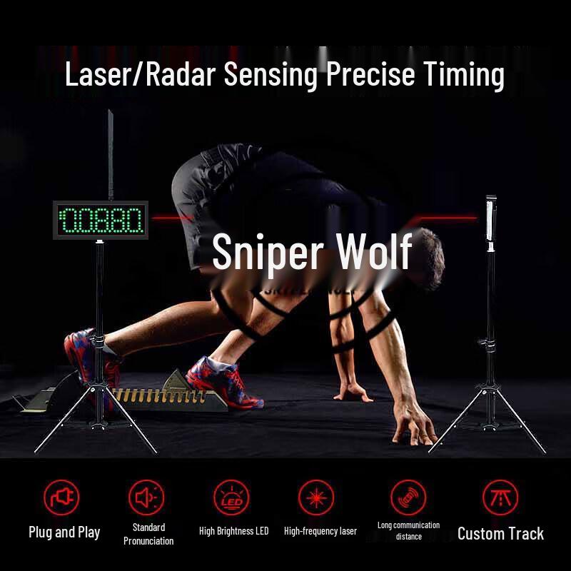 Infrared Automatic Sensor Shuttle Run Timer