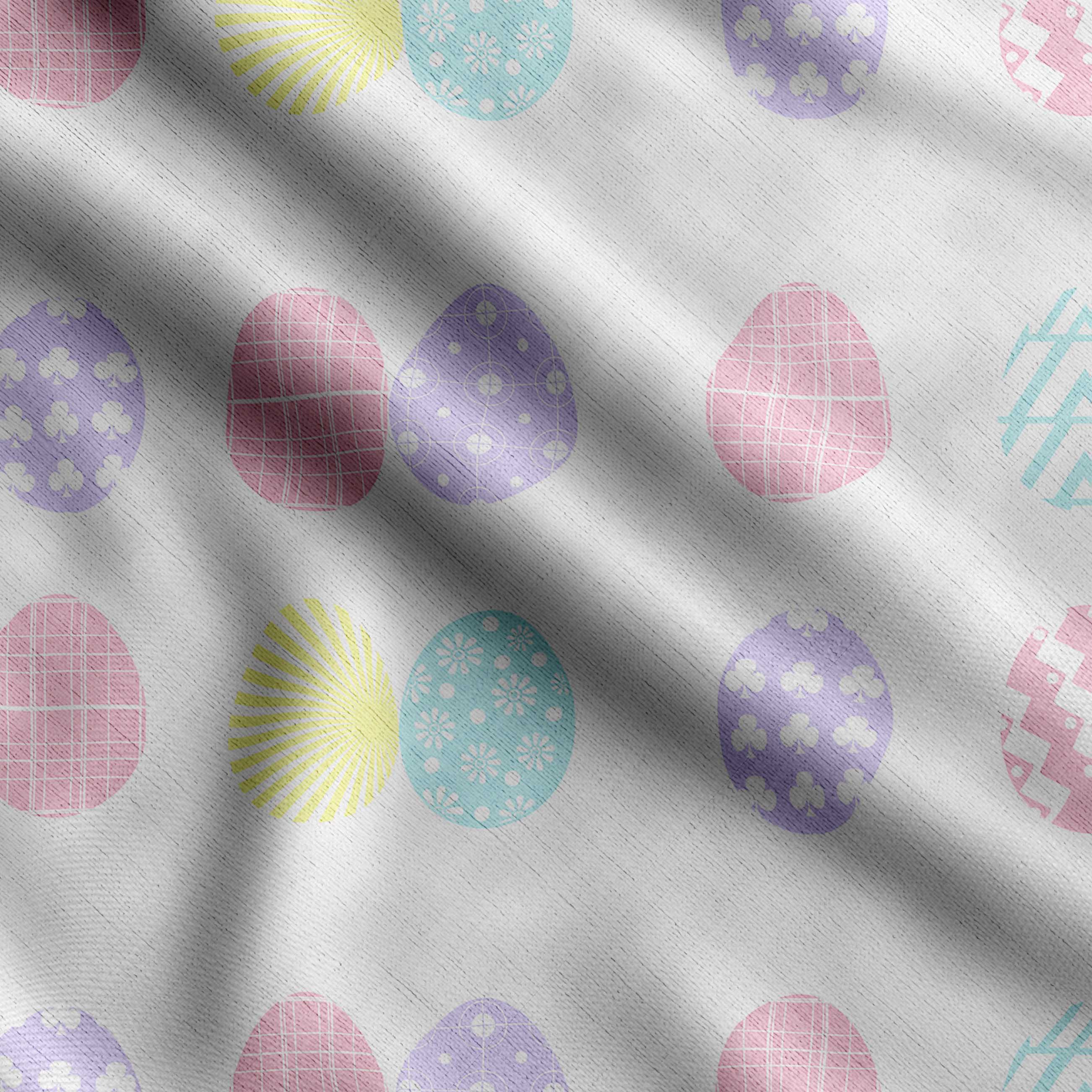 

Великодній принт Soimoi, бавовняний кембрік, стьобальна тканина, продана у дворі, шириною 42 дюйми, бавовняна тканина середньої щільності, швейні приналежності, дитячі 42 Inch Wide - Cotton Cambric білий