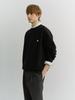 Deonseuteupomaen Dunst Logo Crease Sweatshirt_Unisex_Udts6A103_Black