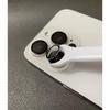 2 Pack Camera Lens Protector Removal Tool for iPhone Glass Lens Alloy Ring Cover Easy Peel Off Remover Cell Phone Kit Accessories - White