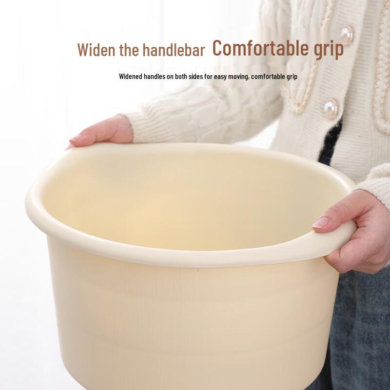 Fumaiide Thickened Plastic Foot Bath Tub 3-Pack