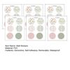 6Pcs Colorful Polka Dots Wall Stickers, Self-Adhesive Vinyl Decals, Removable Peel And Stick Wall Decals for Bedroom Living Room Kids Room