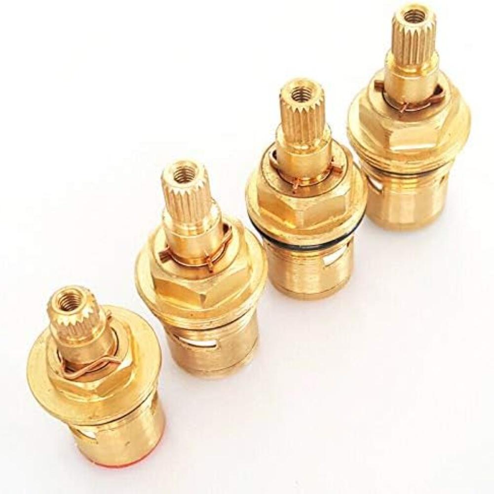 For Bathroom Sinks Porcelain Valve DIY Repair Kitchen Repair Brass Faucet Cartridge Replacement Hot And Cold Compatible
