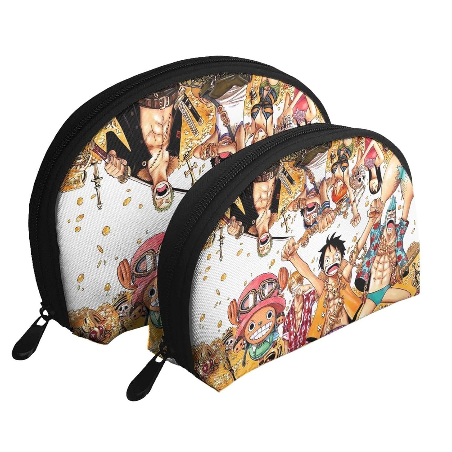 Cosmetic pouch 2-piece set shell-shaped large capacity travel makeup box popular One Piece storage goods toiletry bag mini functional waterproof small