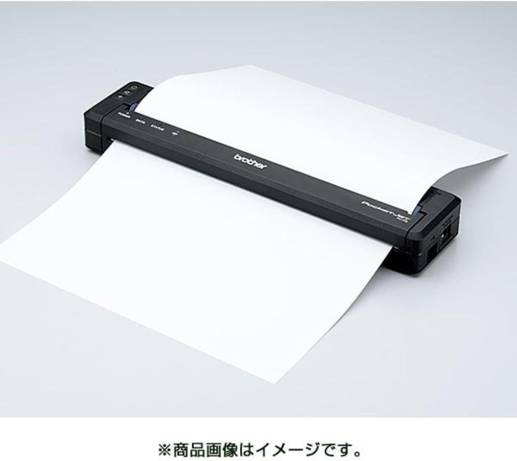 Refurbished Brother PocketJet Monochrome A4 Mobile Thermal Printer with Wireless and Smartphone for Business Warranty PJ-773 Printer, USB, LAN, Wi-Fi