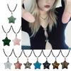 Natural Stone Star Aesthetic Necklace Fashion Simple Clavicle Chain Women Girls