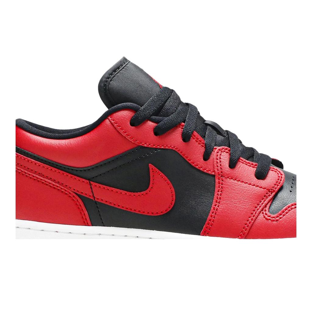Air Jordan 1 Low Grade School 'Reverse Bred' (Unisex) Gym Red / Black / Gym Red / White Kids' Basketball Shoes 553560 606