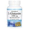 Natural Factors Micronized L-Glutamine 1000mg Veggie Capsules, 90 Count