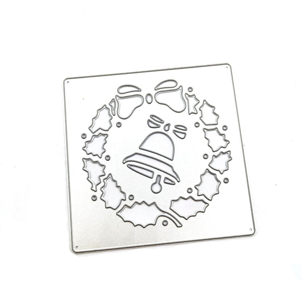 Metal Cutting Dies Decorative Christmas Small Bell Embossing Cutting Moulds Dies 1