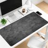 Dark Grey Marble Gaming Mouse Pad Non Slip Rubber Desk Mat Stone Texture Deskpad For Work Gaming Desktop Pc Home Daily Use