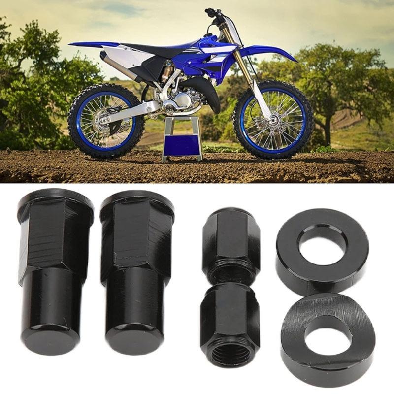 Motocross Rim Lock Nut Kit Tire Clamp Screw Rim Lock Nut Spacer Kit Rim Lock Nuts Bolts Spacer Motocross Valves Caps