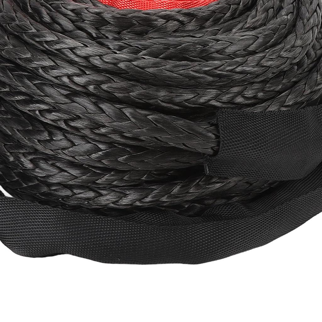 KIMISS Synthetic Winch X Ton High with Protective Sleeve for Vehicle Cable Line Rope, 9.5mm 23m, 7.5 Capacity, Strength, 4WD/ATV/UTV/SUV, Off-Road