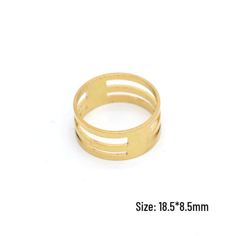 

Медное кольцо-защелка ручной работы с открытым кругом для инструментов для изготовления ювелирных изделий своими руками