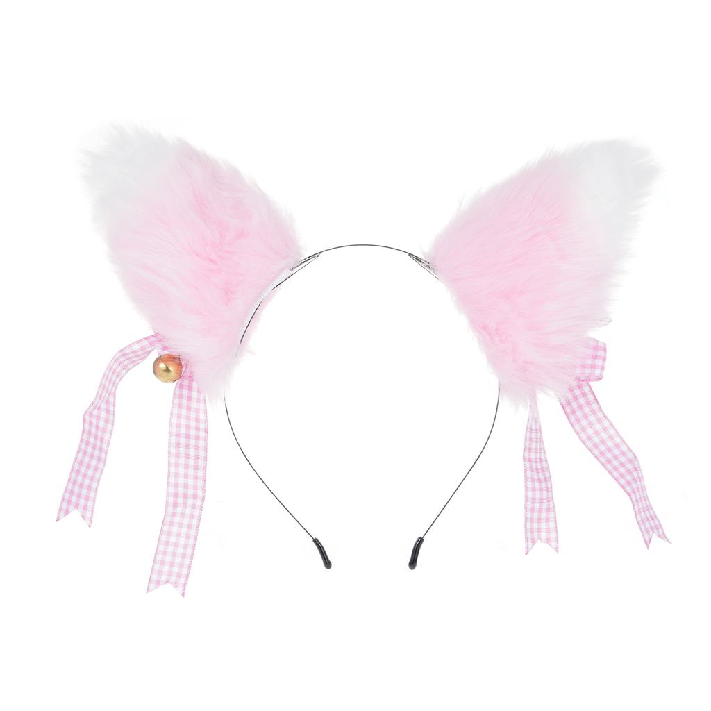 Plyšová spona do ucha Liška Čelenka Doplněk do vlasů Roztomilá chlupatá Liška Vlásenka do uší Měkká Liška