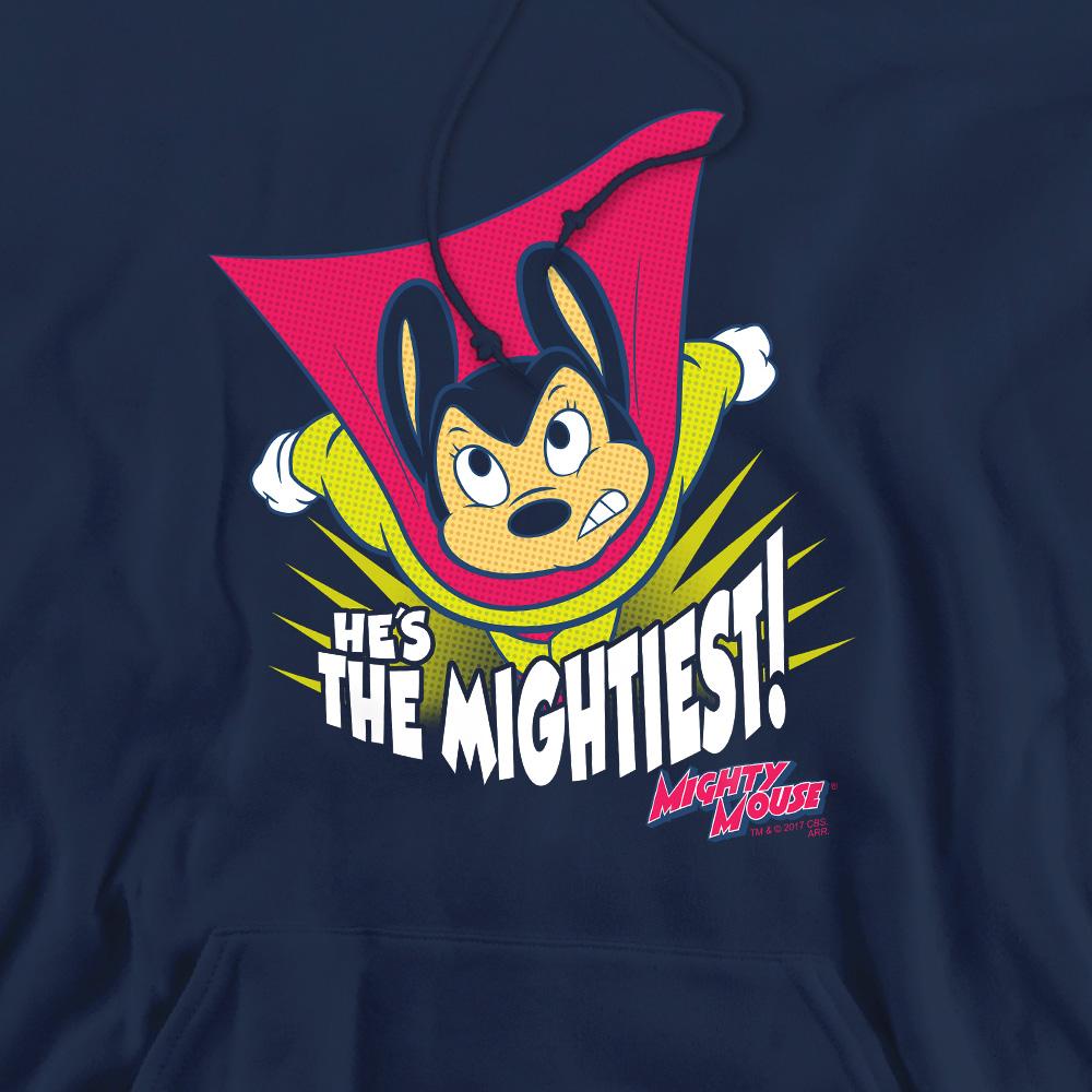 Mighty Mouse Mens The Mightiest Hoodie
