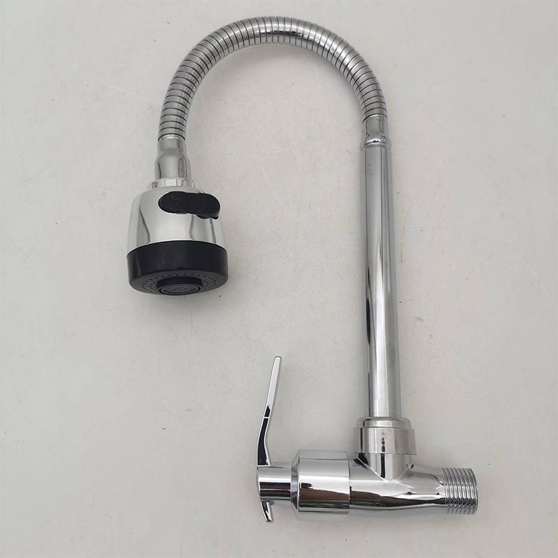 Sink Faucet 360° Rotatable Universal Kitchen Faucet 2 Outlet Modes Silicone Faucet