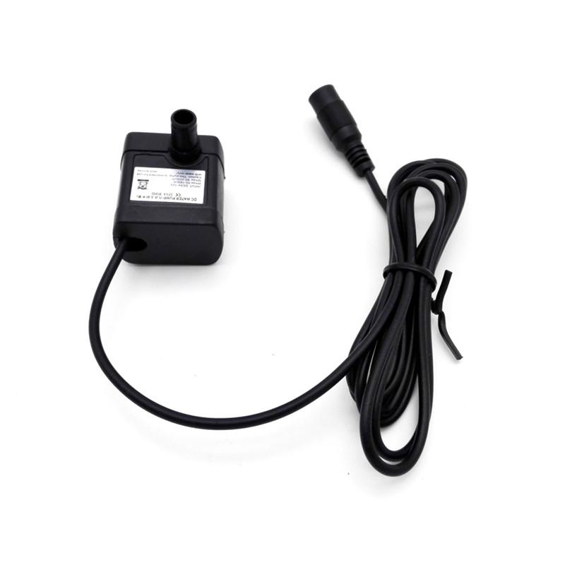 Bomba de Água DC Volume de Água Ajustável 150~280L/h Conector 5.5*2.1mm ou USB Bomba de Água Submersível Micro Sem Escovas Para Aquário