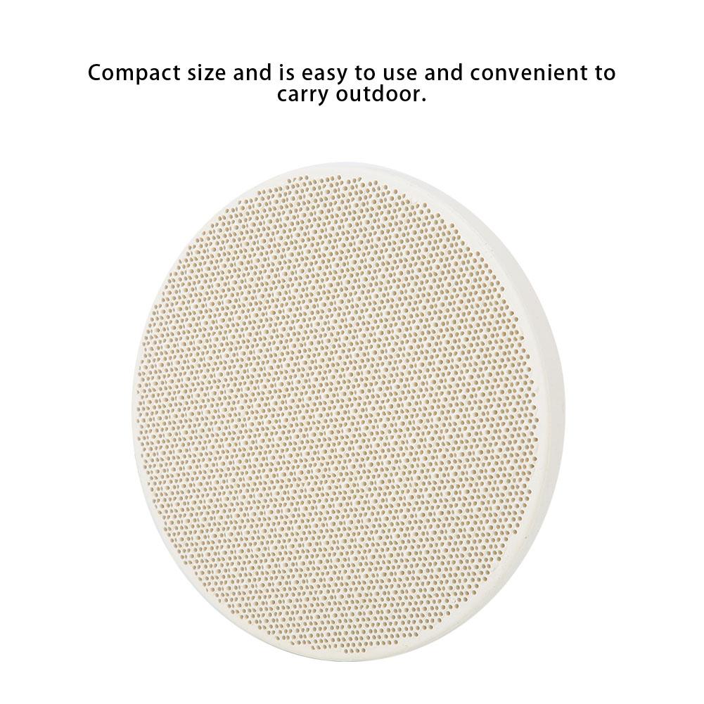 Kulatá voštinová deska Žáruvzdorný blok pro pájení šperků Svařovací blok Šamotová cihla