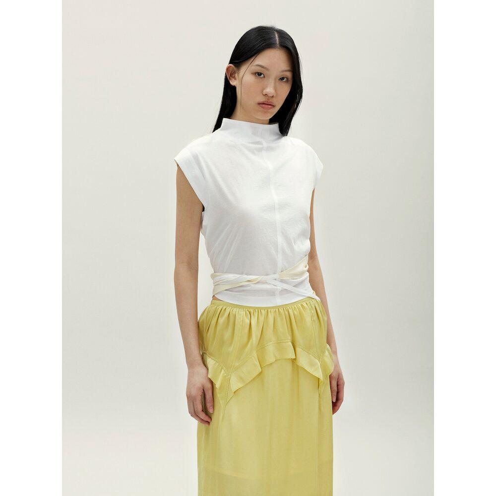 Anggae Tulip Long Skirt Lemon