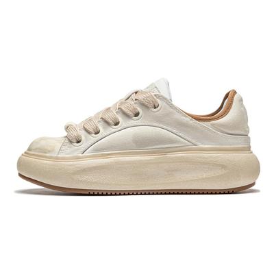 Li Ning Cloud Travel C4D Αντιολισθητικά Casual Παπούτσια Χαμηλού Προφίλ Γυναικεία αθλητικά παπούτσια Εκρού AZGT044-6